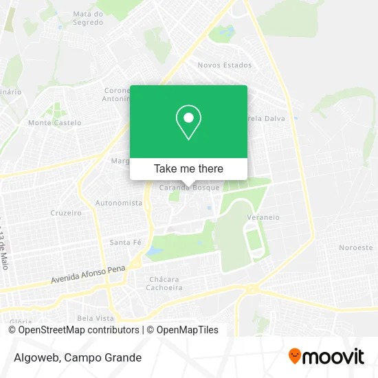 Algoweb map