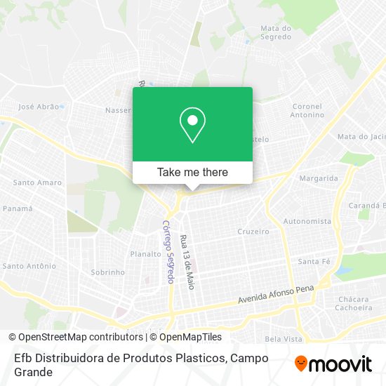 Efb Distribuidora de Produtos Plasticos map