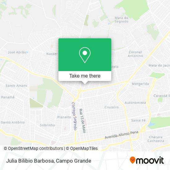 Julia Bilibio Barbosa map