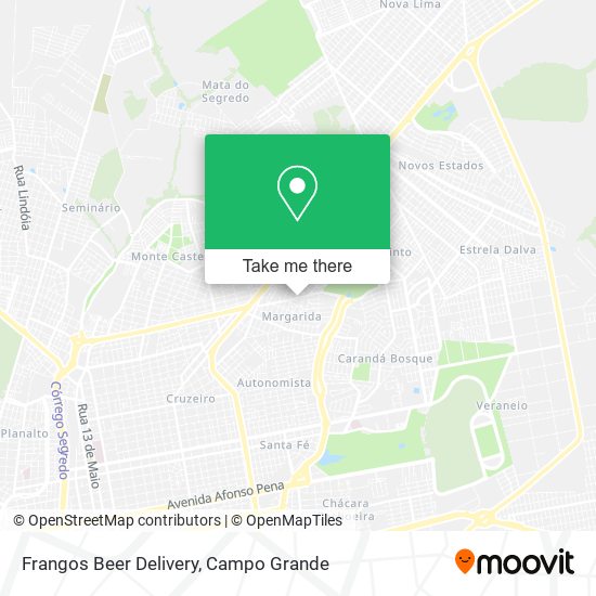 Frangos Beer Delivery map