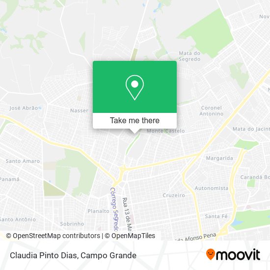 Claudia Pinto Dias map