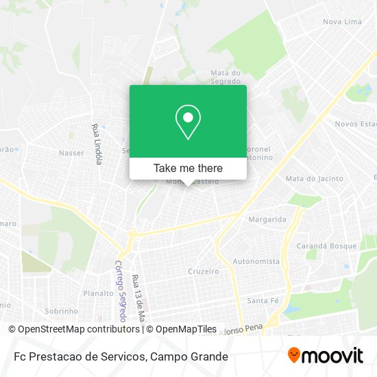 Fc Prestacao de Servicos map