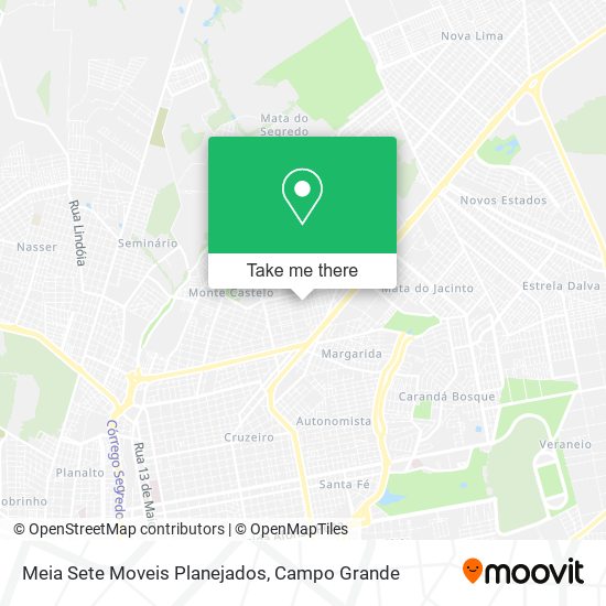 Meia Sete Moveis Planejados map