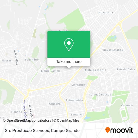 Mapa Srs Prestacao Servicos