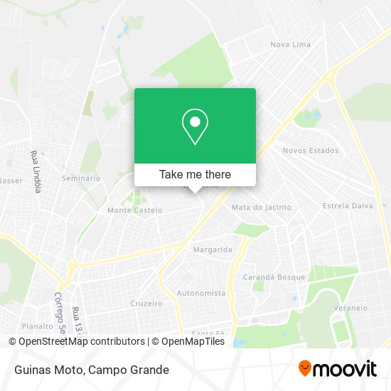 Guinas Moto map