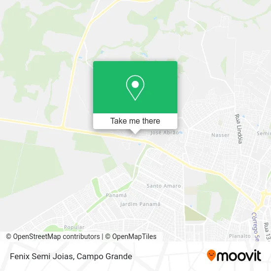 Fenix Semi Joias map