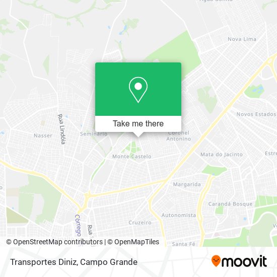 Mapa Transportes Diniz