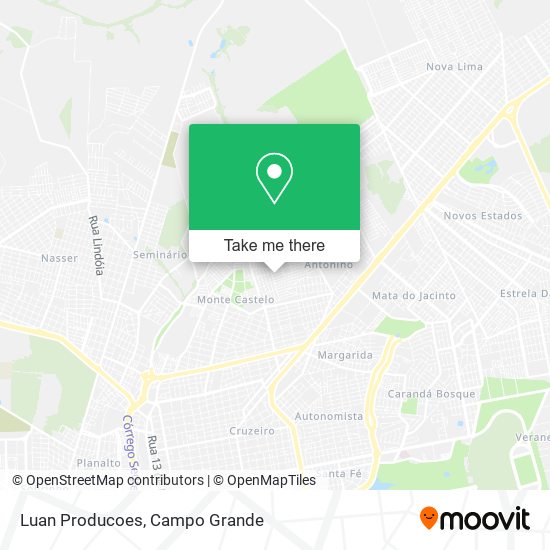 Luan Producoes map