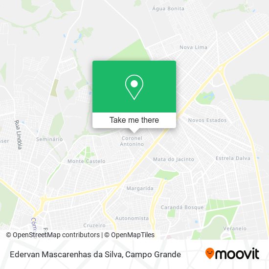 Mapa Edervan Mascarenhas da Silva