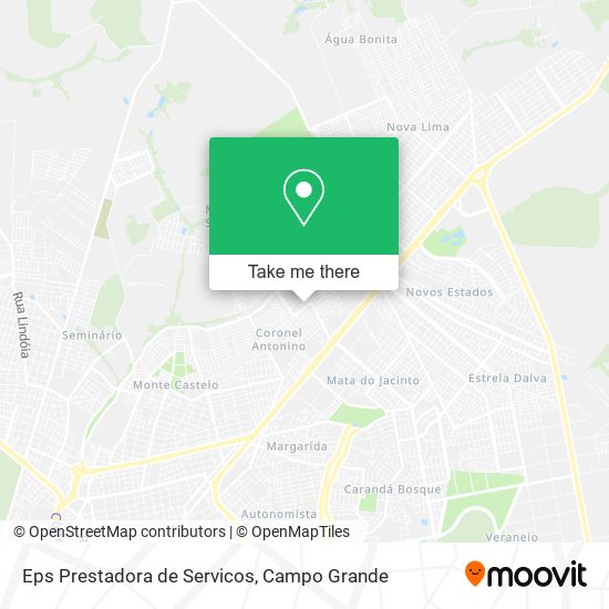 Eps Prestadora de Servicos map