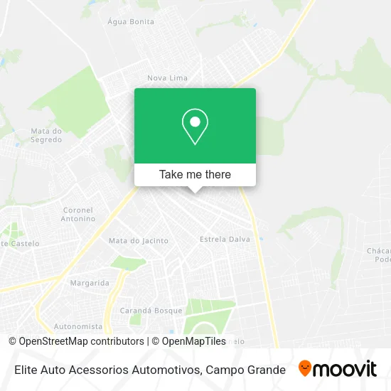 Elite Auto Acessorios Automotivos map