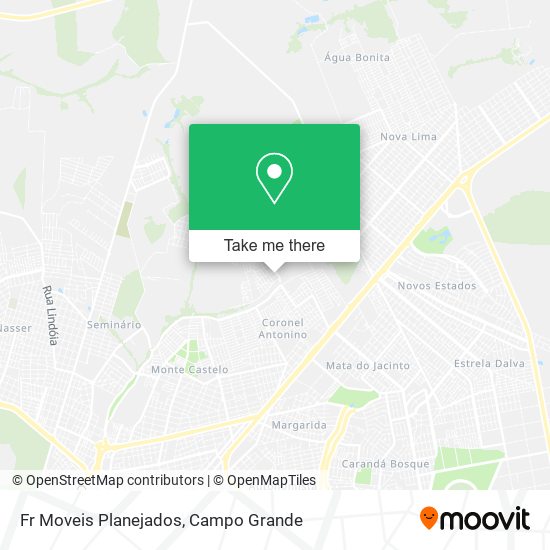 Fr Moveis Planejados map
