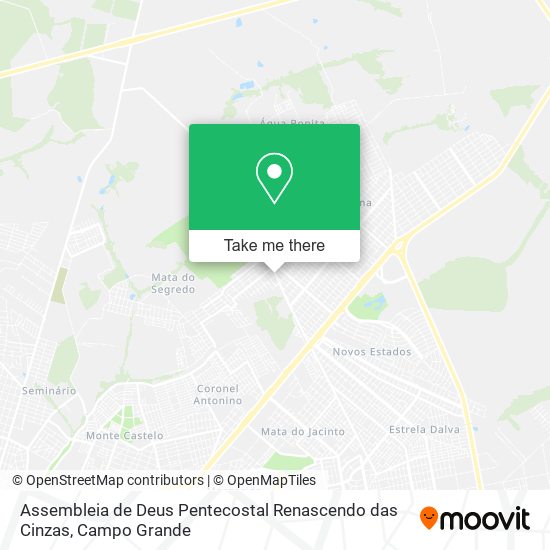 Assembleia de Deus Pentecostal Renascendo das Cinzas map