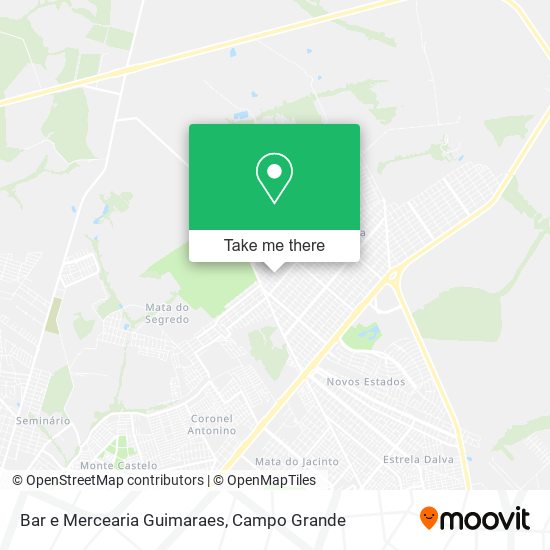 Mapa Bar e Mercearia Guimaraes