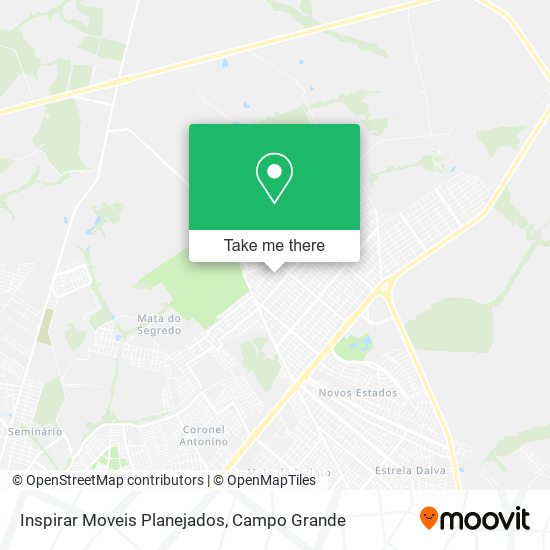 Inspirar Moveis Planejados map