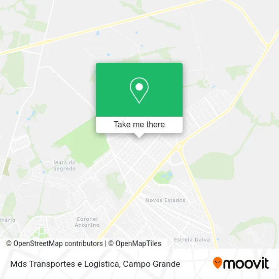 Mds Transportes e Logistica map