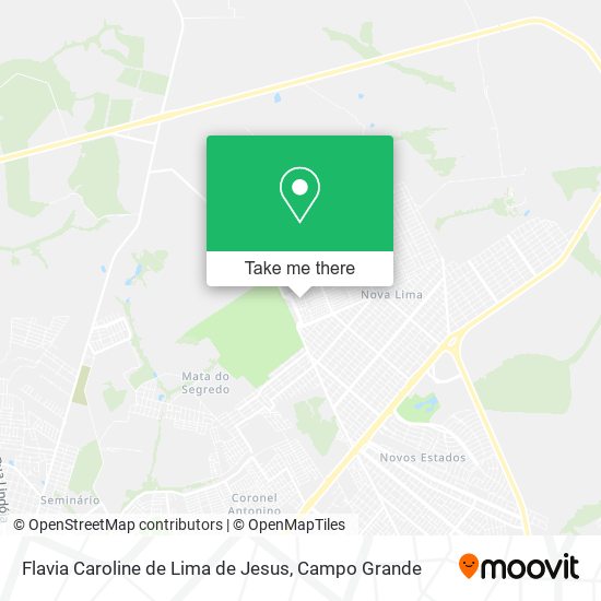 Flavia Caroline de Lima de Jesus map