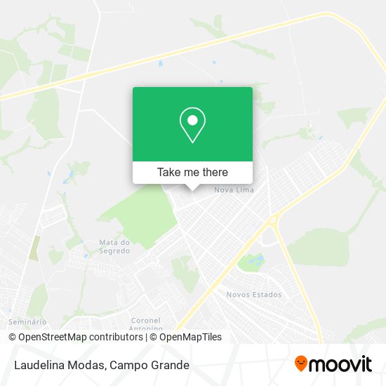 Laudelina Modas map