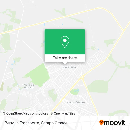 Bertollo Transporte map