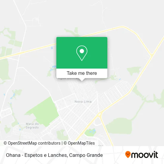 Ohana - Espetos e Lanches map