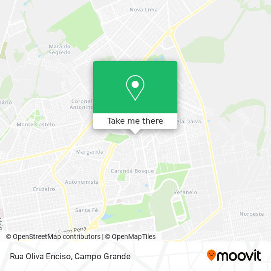 Rua Oliva Enciso map