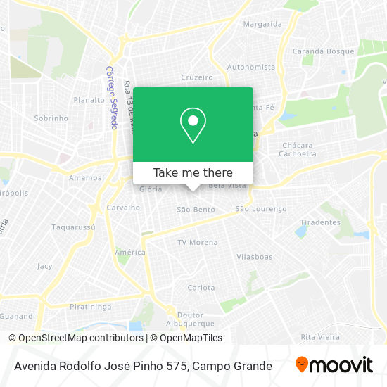 Avenida Rodolfo José Pinho 575 map