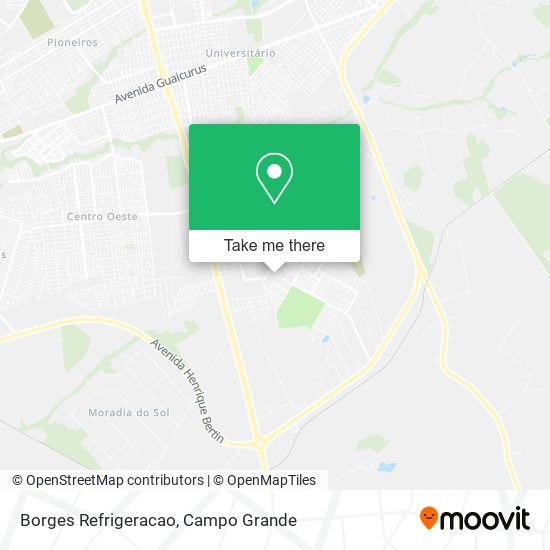 Borges Refrigeracao map