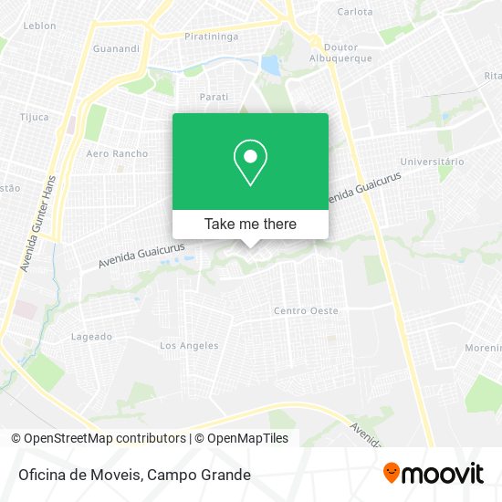 Oficina de Moveis map