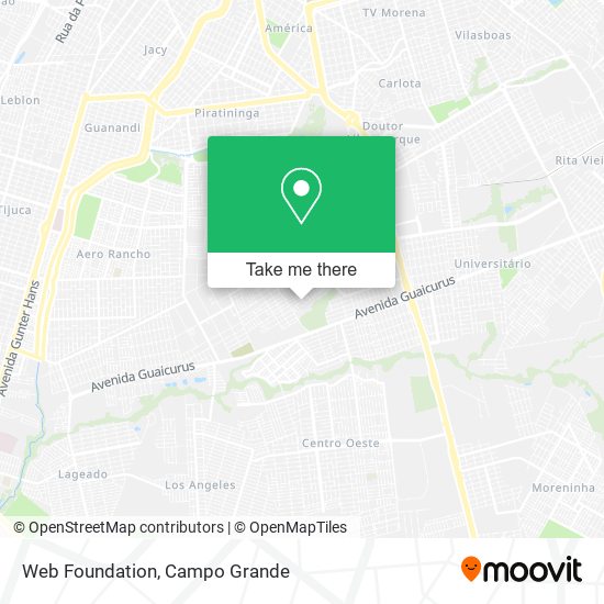 Web Foundation map