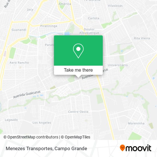 Mapa Menezes Transportes