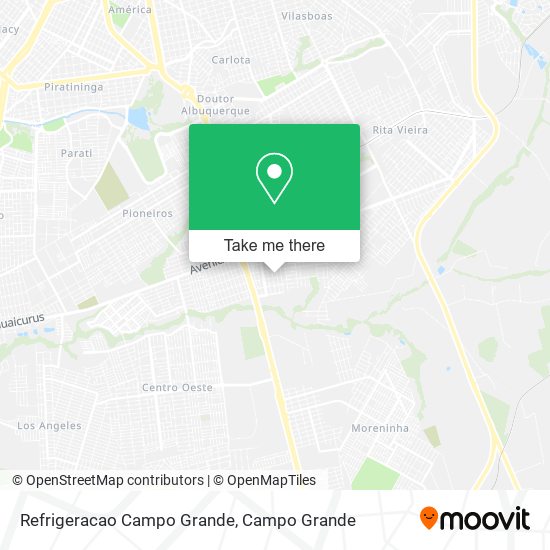 Mapa Refrigeracao Campo Grande