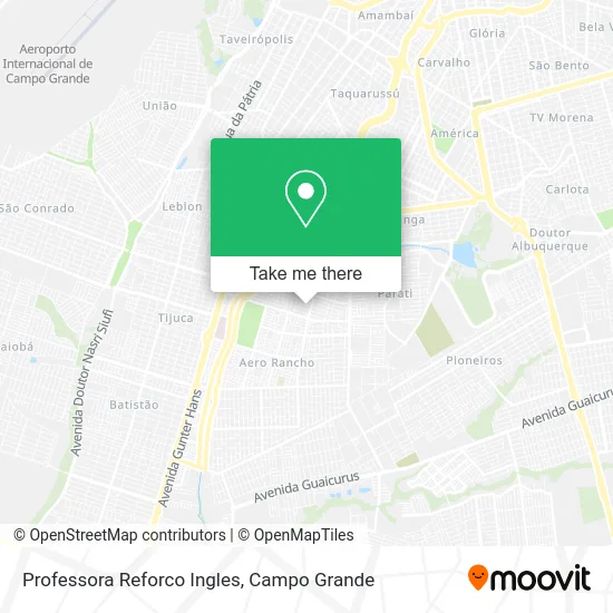 Professora Reforco Ingles map