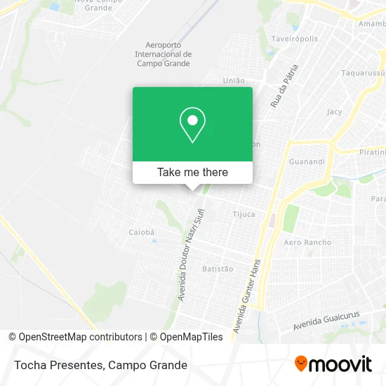 Tocha Presentes map