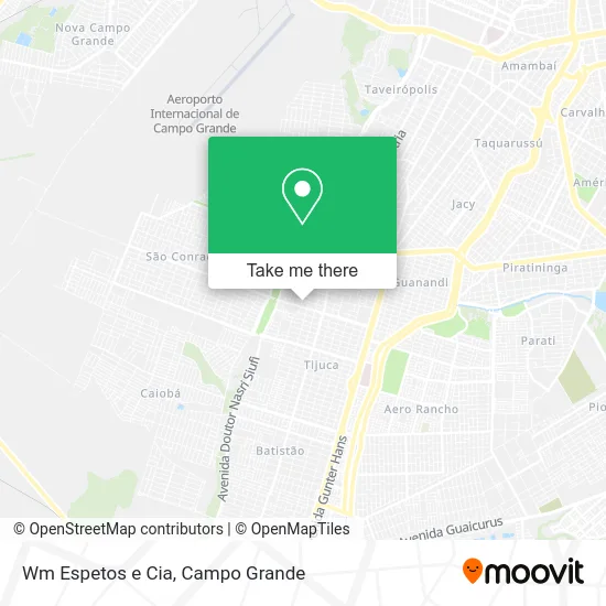 Wm Espetos e Cia map