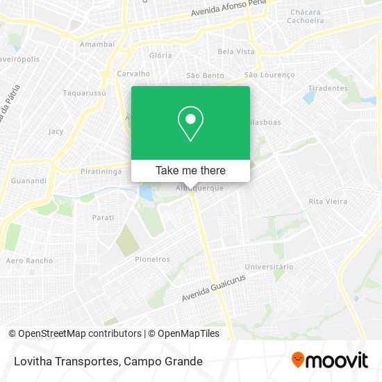 Mapa Lovitha Transportes