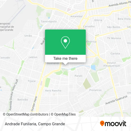 Andrade Funilaria map