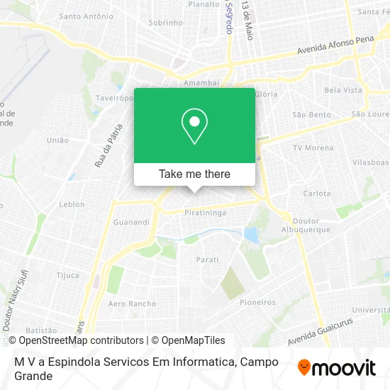 M V a Espindola Servicos Em Informatica map