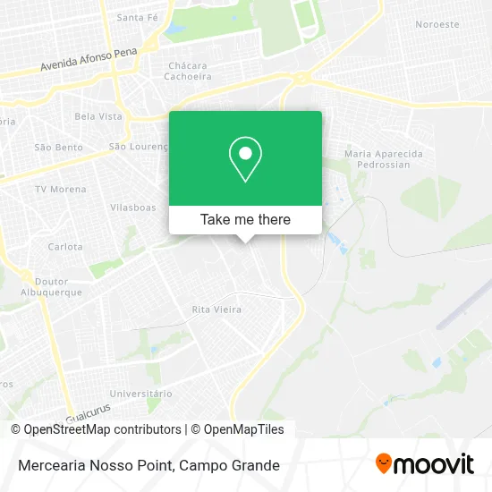 Mercearia Nosso Point map