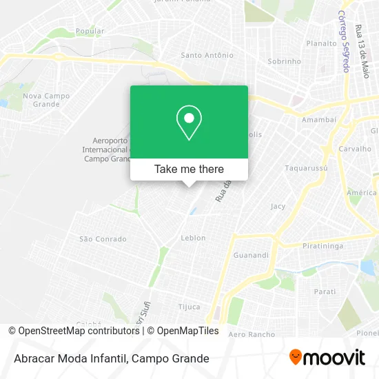 Abracar Moda Infantil map