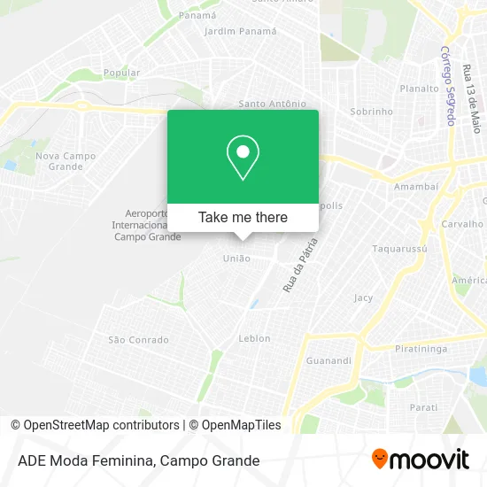 ADE Moda Feminina map