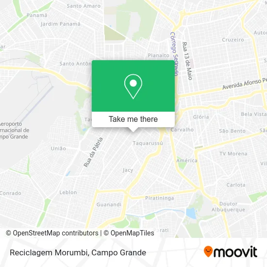 Reciclagem Morumbi map