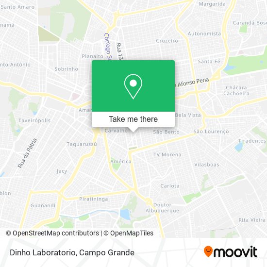 Dinho Laboratorio map