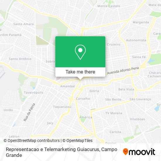 Mapa Representacao e Telemarketing Guiacurus