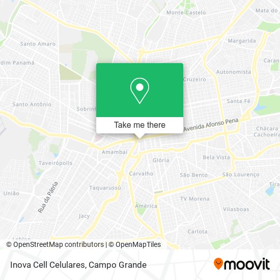 Inova Cell Celulares map