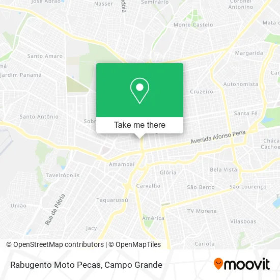 Rabugento Moto Pecas map