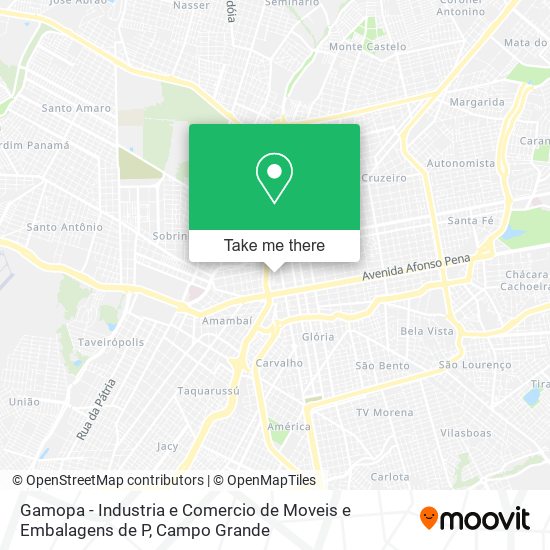 Gamopa - Industria e Comercio de Moveis e Embalagens de P map