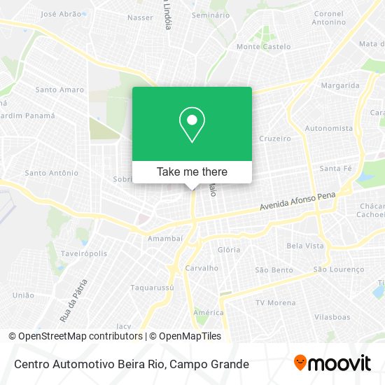 Mapa Centro Automotivo Beira Rio