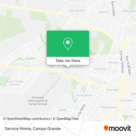 Service Home map