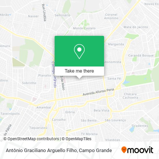 Antônio Graciliano Arguello Filho map