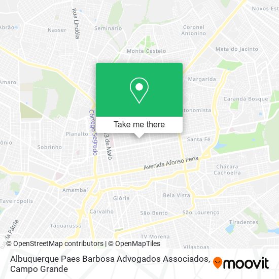 Mapa Albuquerque Paes Barbosa Advogados Associados